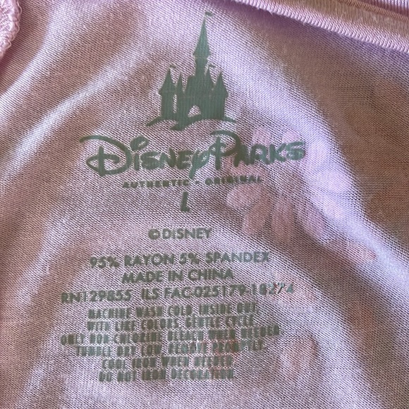 Disney Parks pink short sleeve shirt - Picture 6 of 6